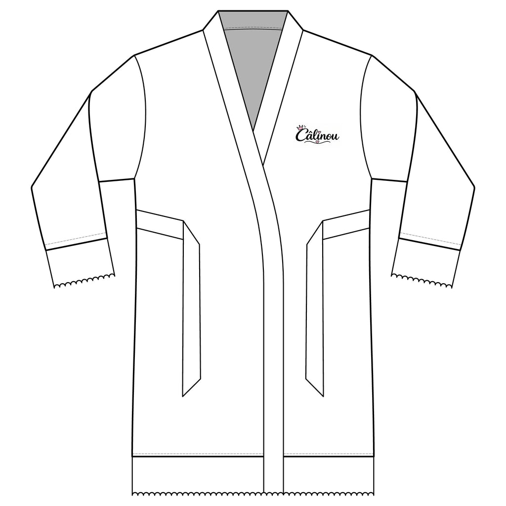 Peignoir en satin Câlinou