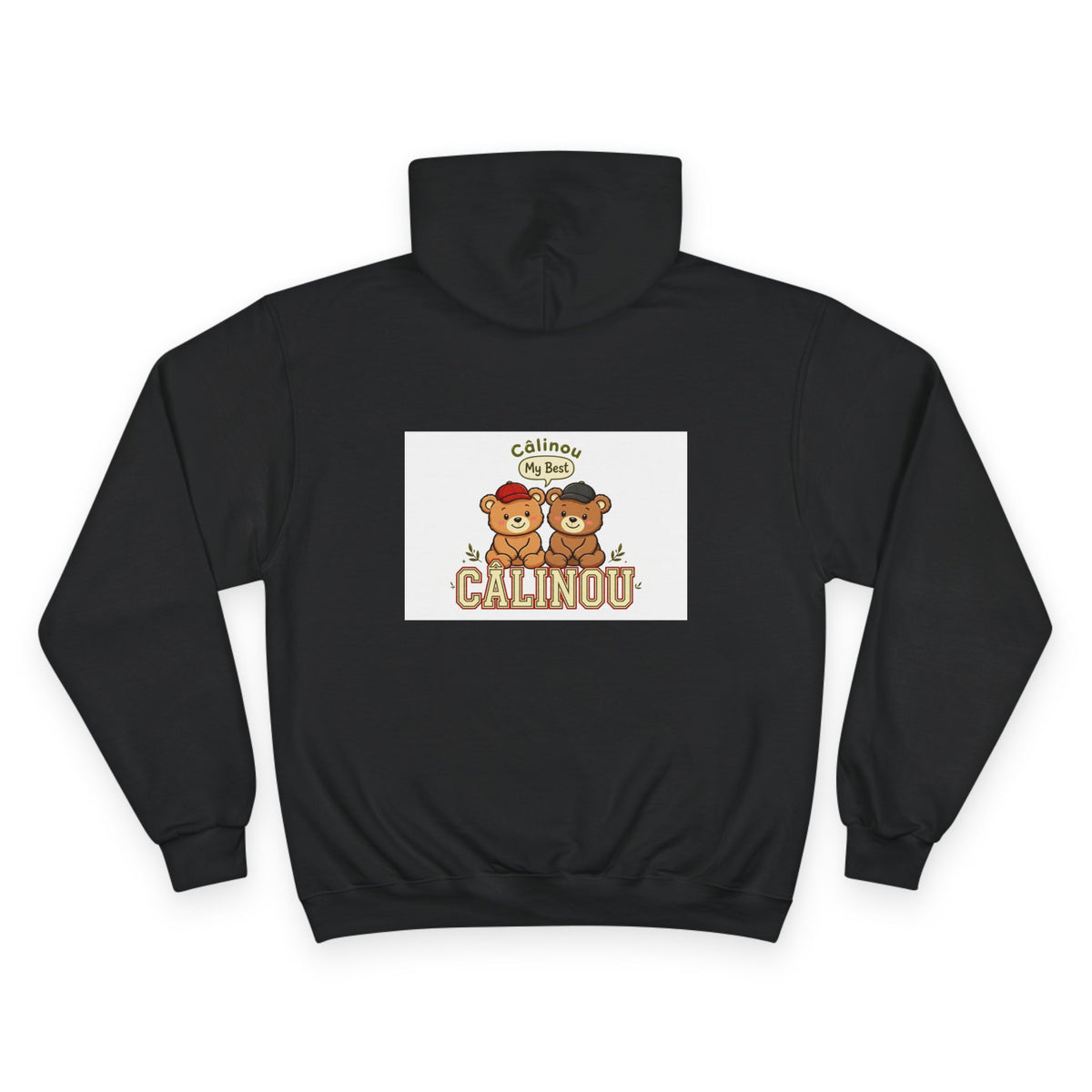 Cuddly Champion Hoodie – Teddy bear duo
