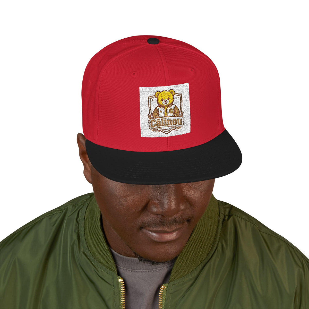 Casquette snapback brodée Câlinou