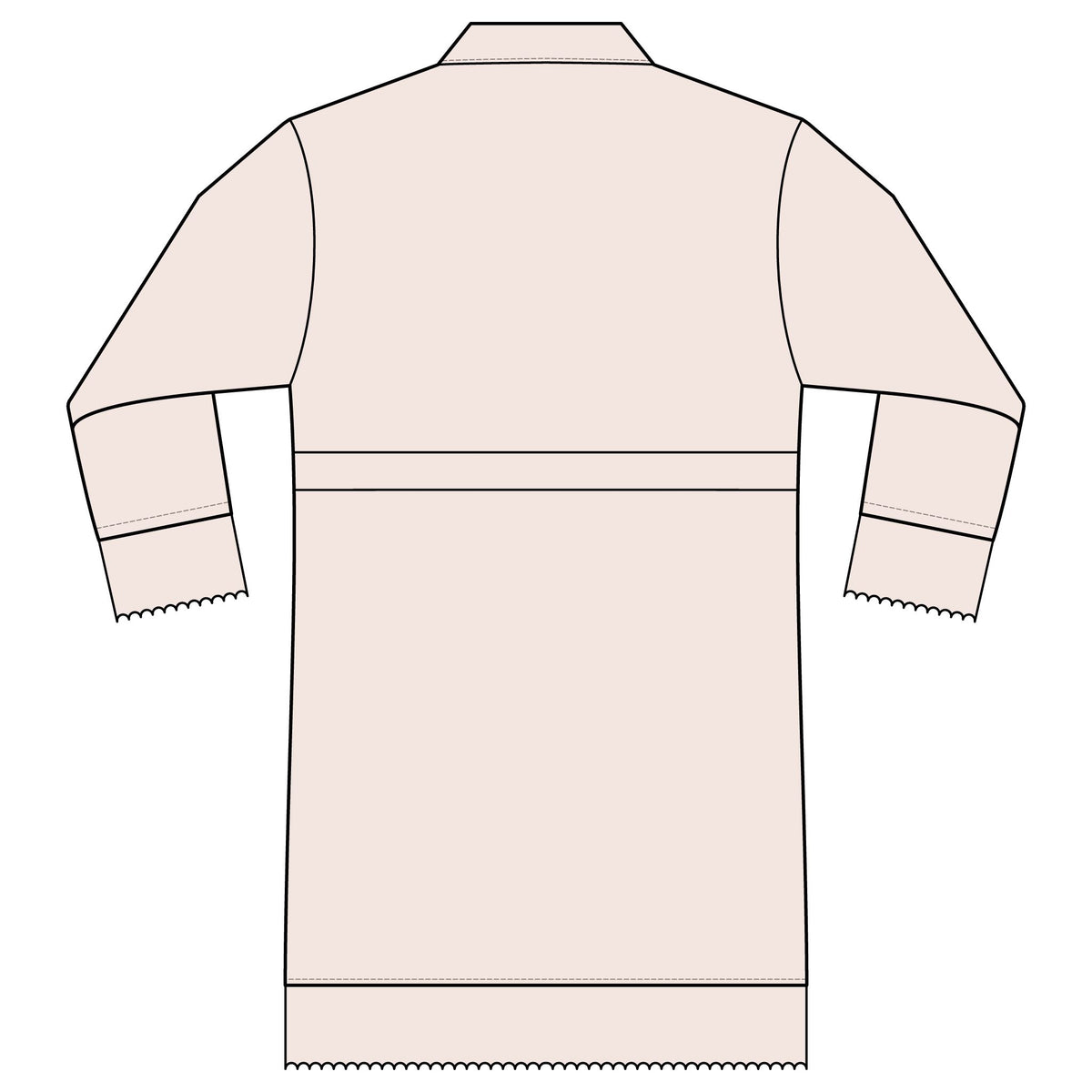Peignoir en satin Câlinou