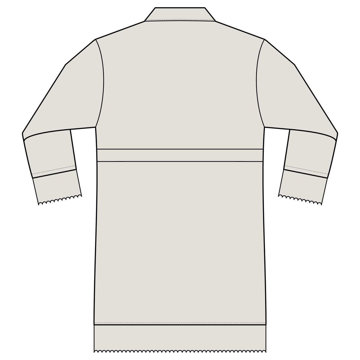 Peignoir en satin Câlinou