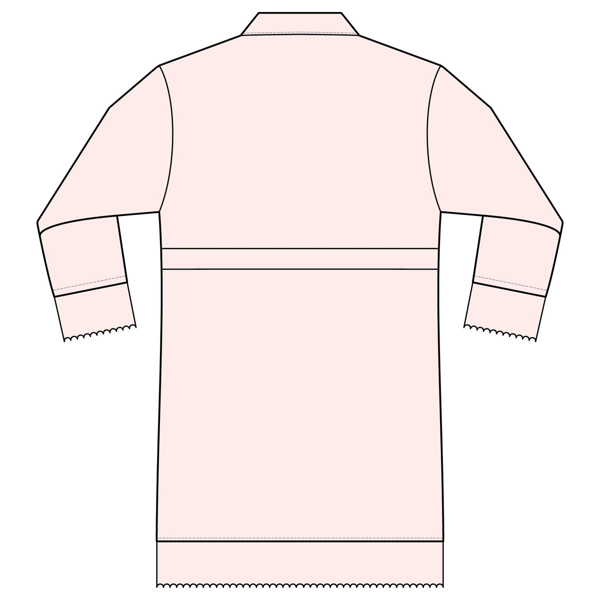 Peignoir en satin Câlinou