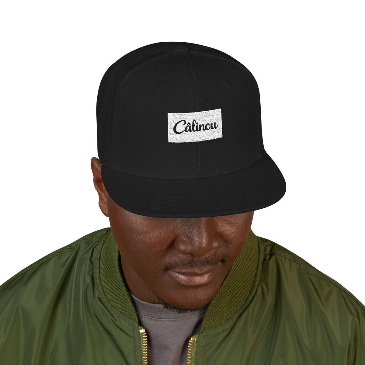 Casquette snapback Câlinou – Logo élégant