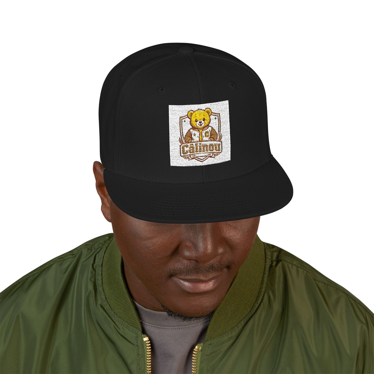 Casquette snapback brodée Câlinou