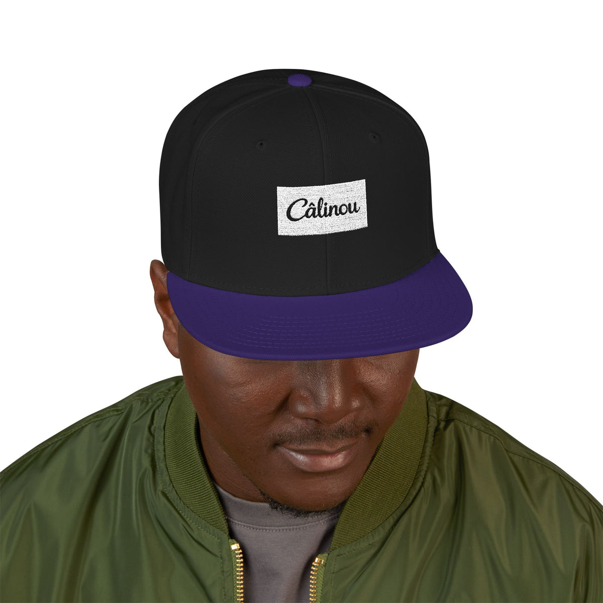 Casquette snapback Câlinou – Logo élégant