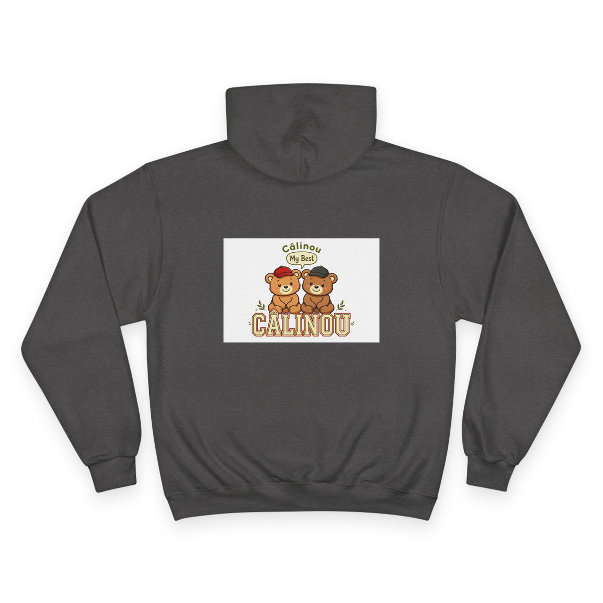 Cuddly Champion Hoodie – Teddy bear duo