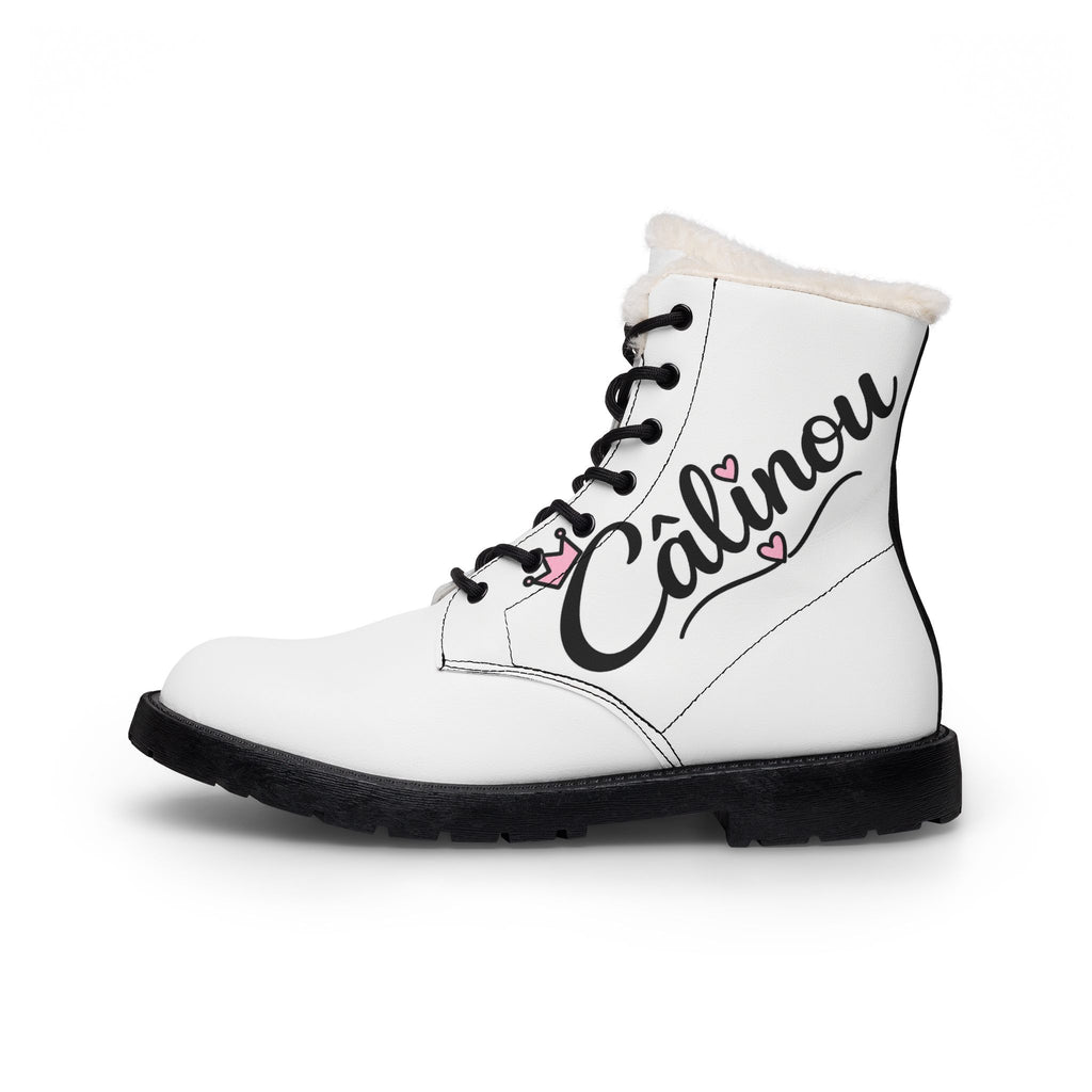 Bottes d'hiver Câlinou – Fourrure blanche