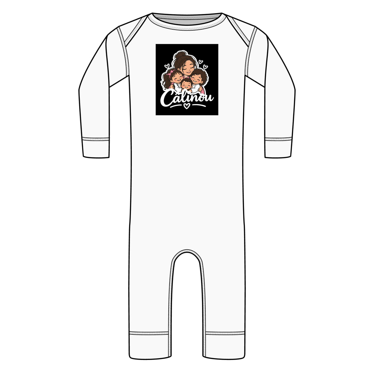 Body bébé Câlinou – Blanc
