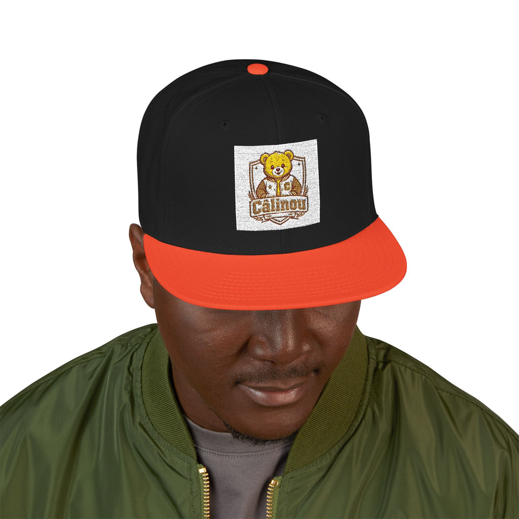 Casquette snapback brodée Câlinou