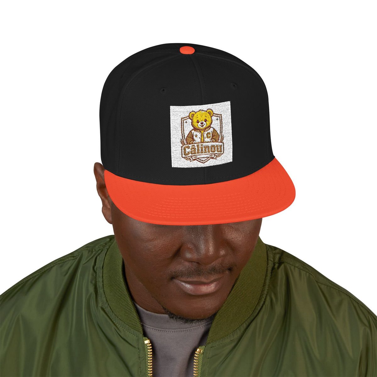 Casquette snapback brodée Câlinou