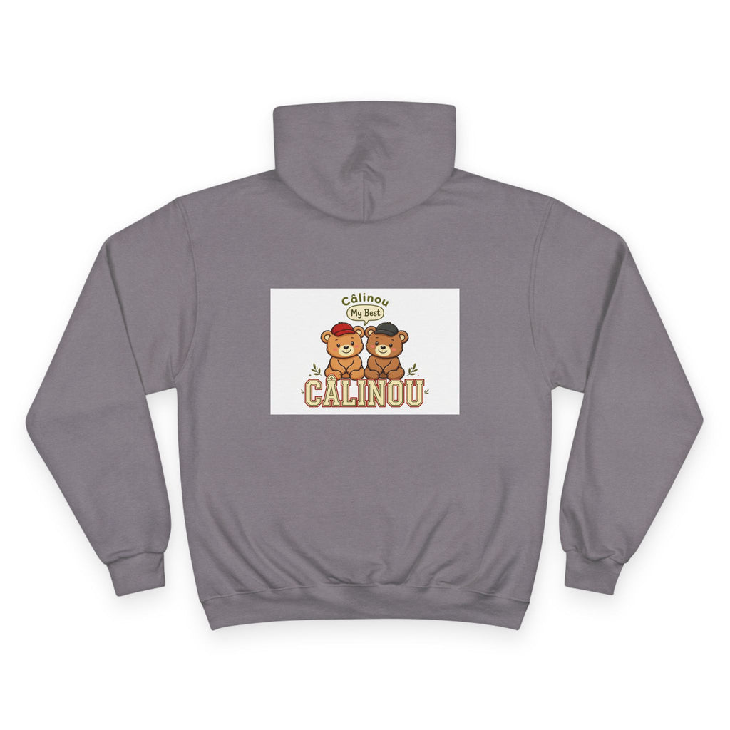 Cuddly Champion Hoodie – Teddy bear duo