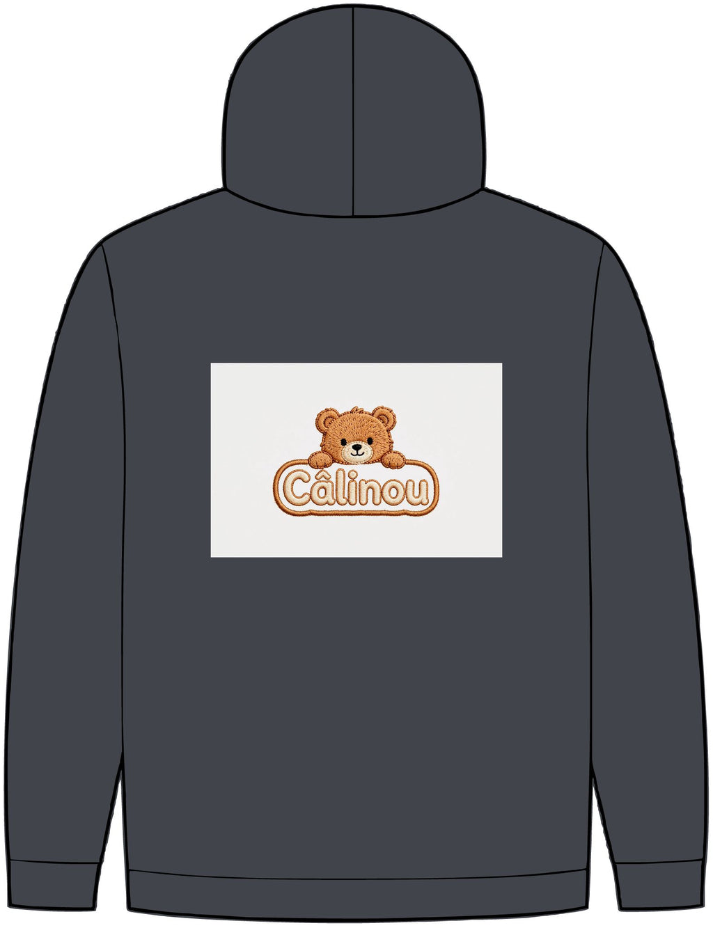Chandail à capuche unisexe Câlinou – Oursons