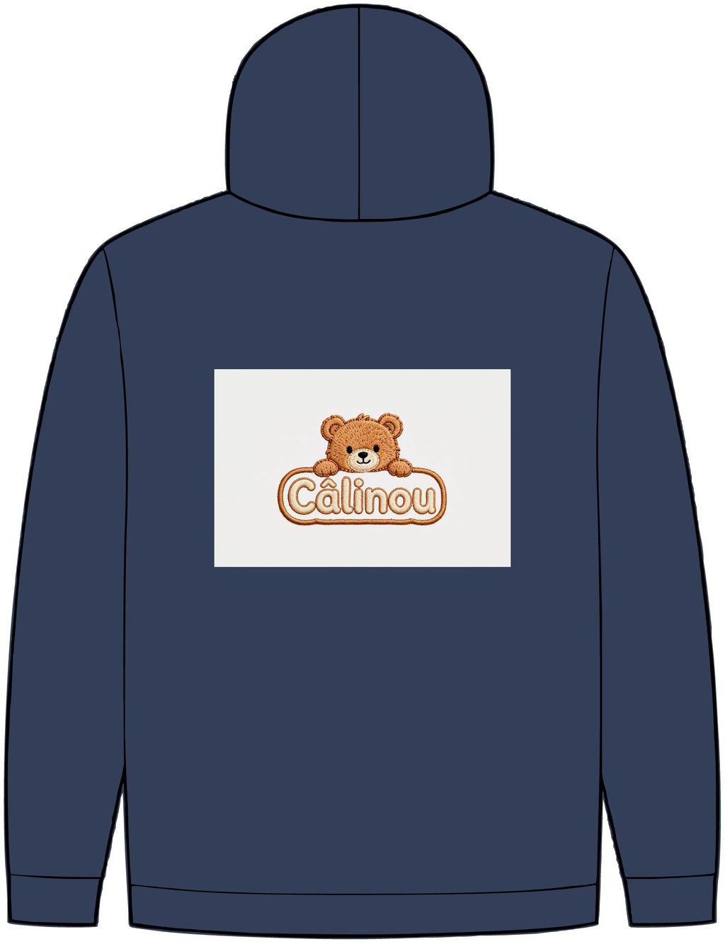 Chandail à capuche unisexe Câlinou – Oursons