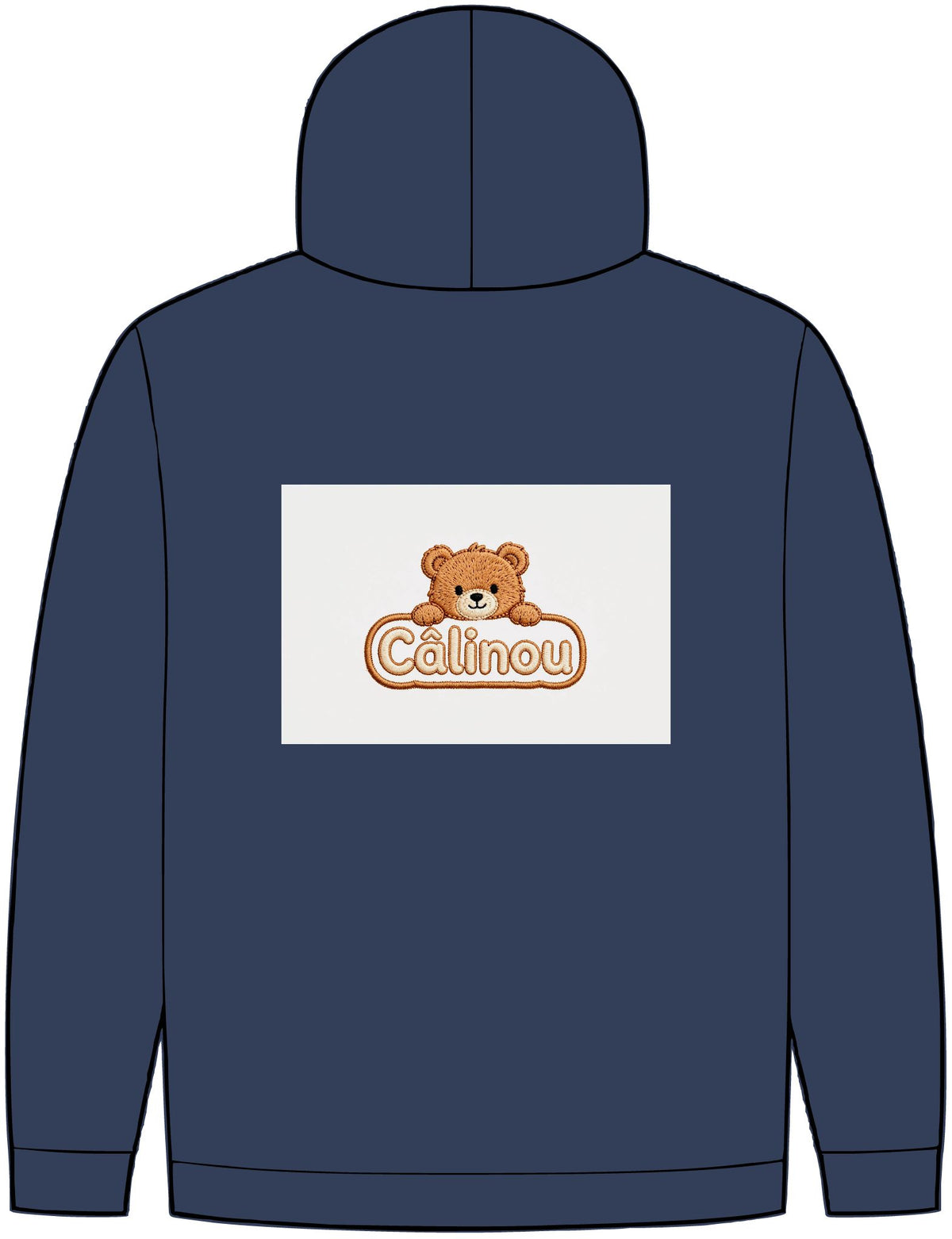 Chandail à capuche unisexe Câlinou – Oursons