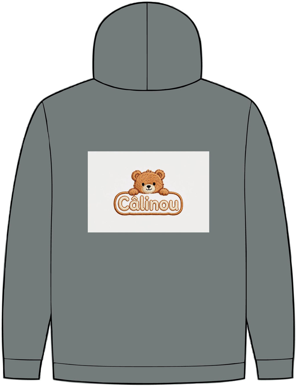 Chandail à capuche unisexe Câlinou – Oursons