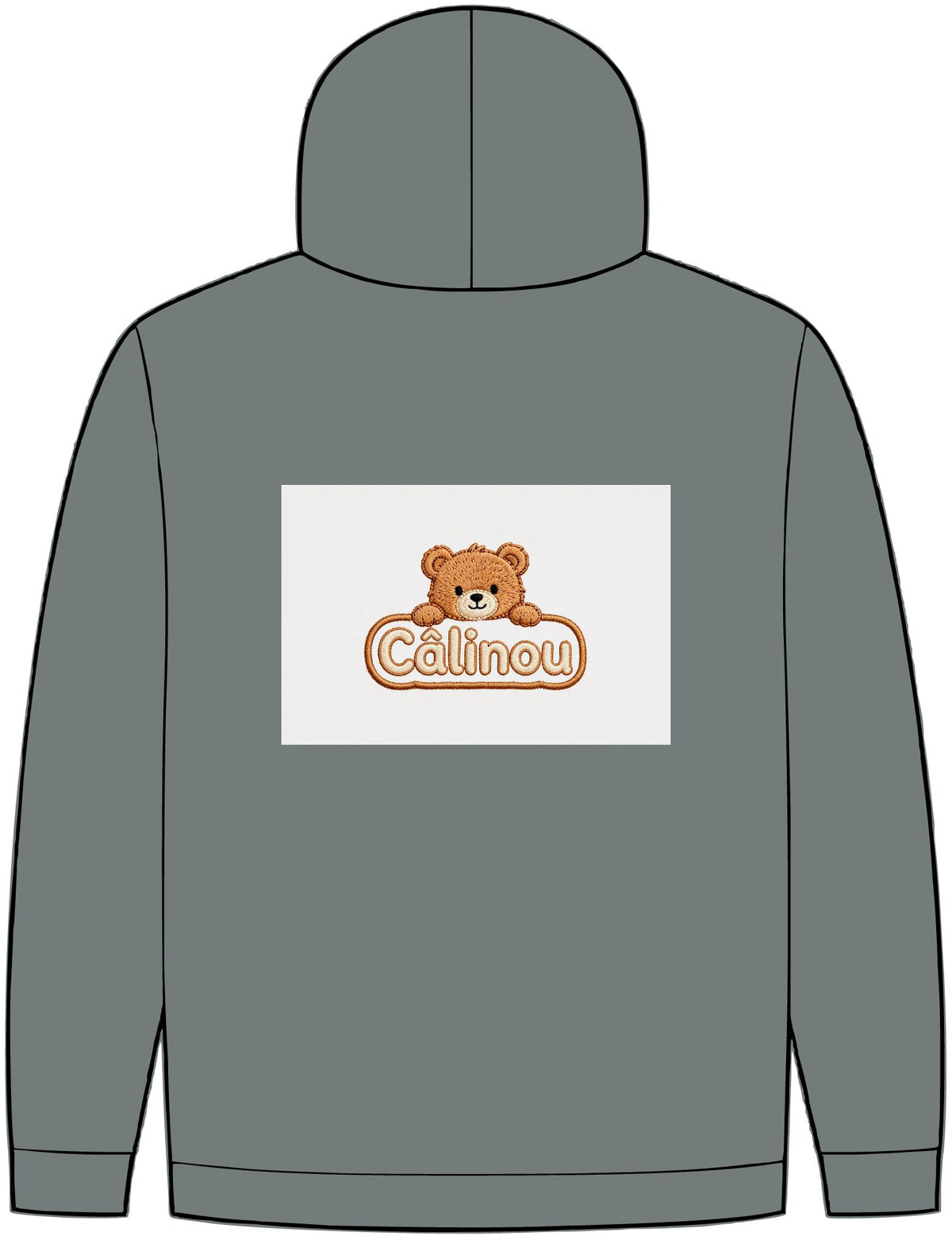 Chandail à capuche unisexe Câlinou – Oursons