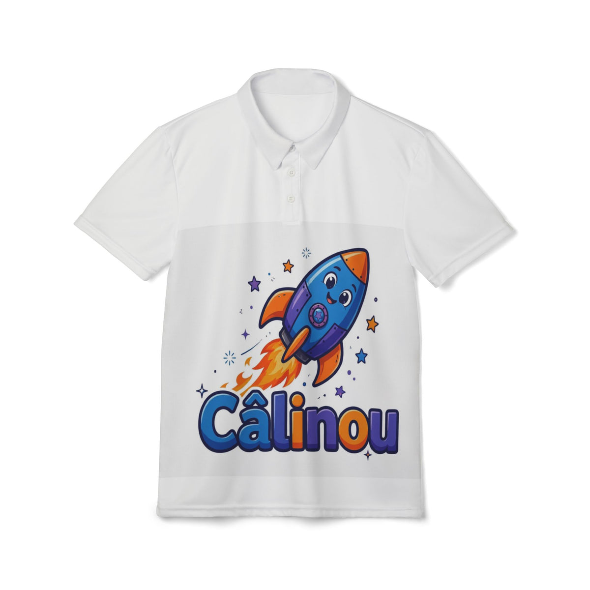 Polo Câlinou unisexe – Fusée