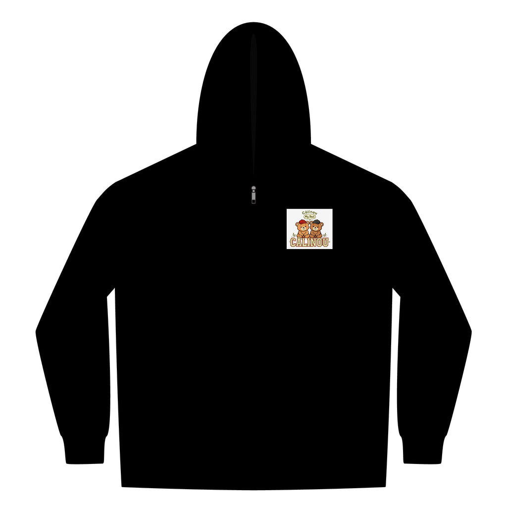 Chandail à capuche zippé Câlinou – Oursons