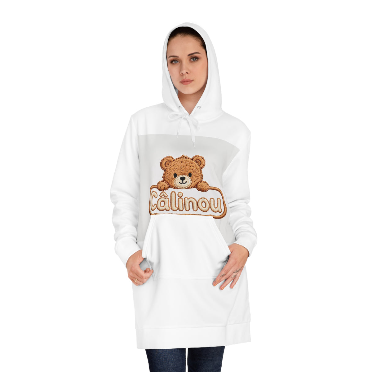 Robe hoodie Câlinou ourson