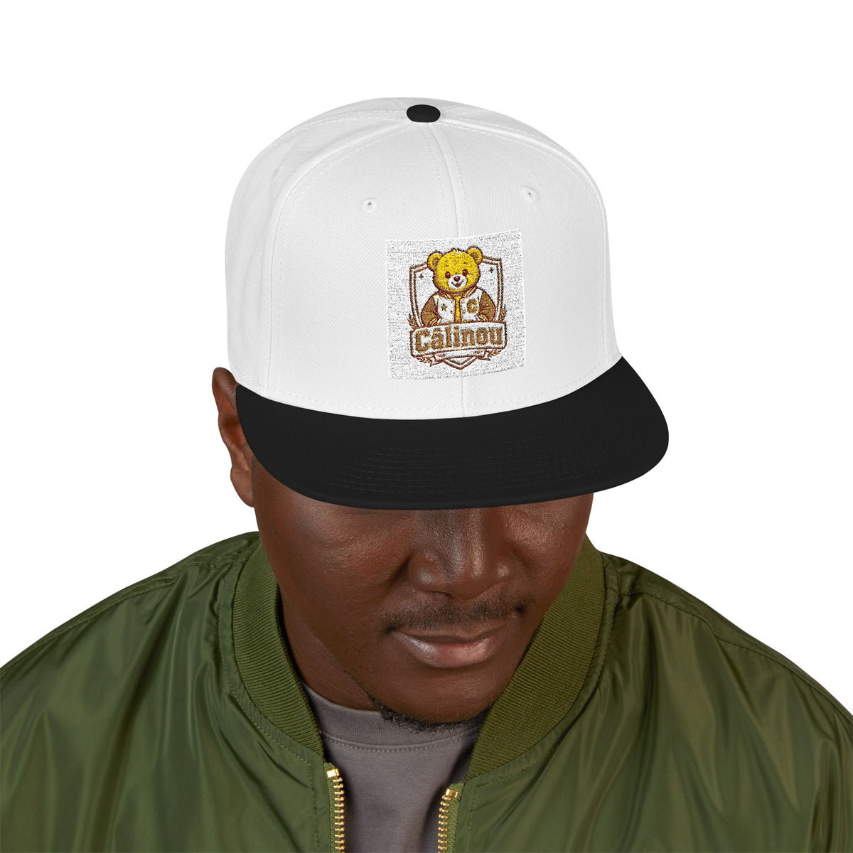 Casquette snapback brodée Câlinou