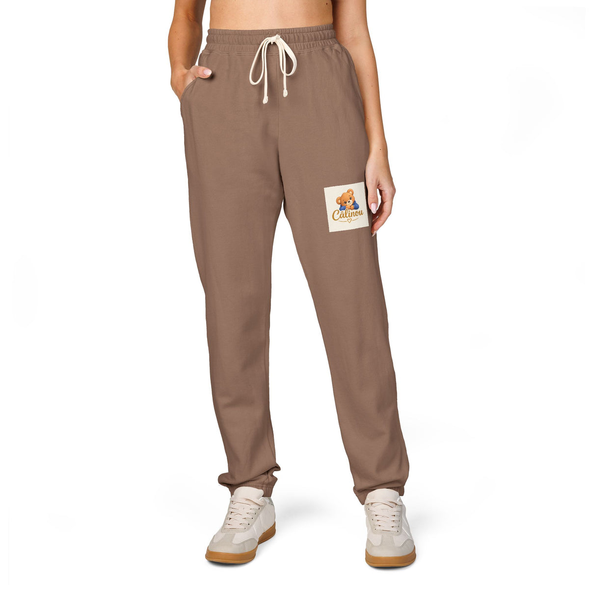 Pantalon molleton unisexe Câlinou – Logo ourson 🧸