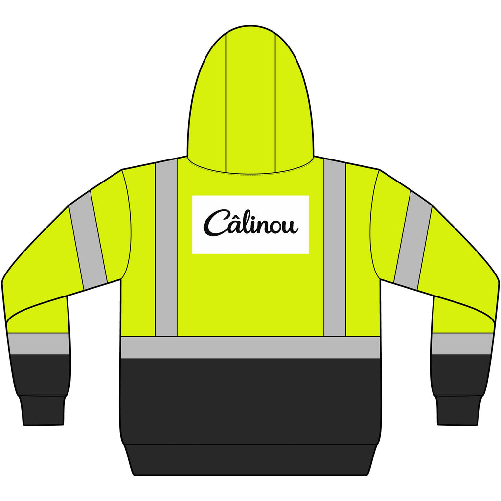 Câlinou high-visibility hoodie