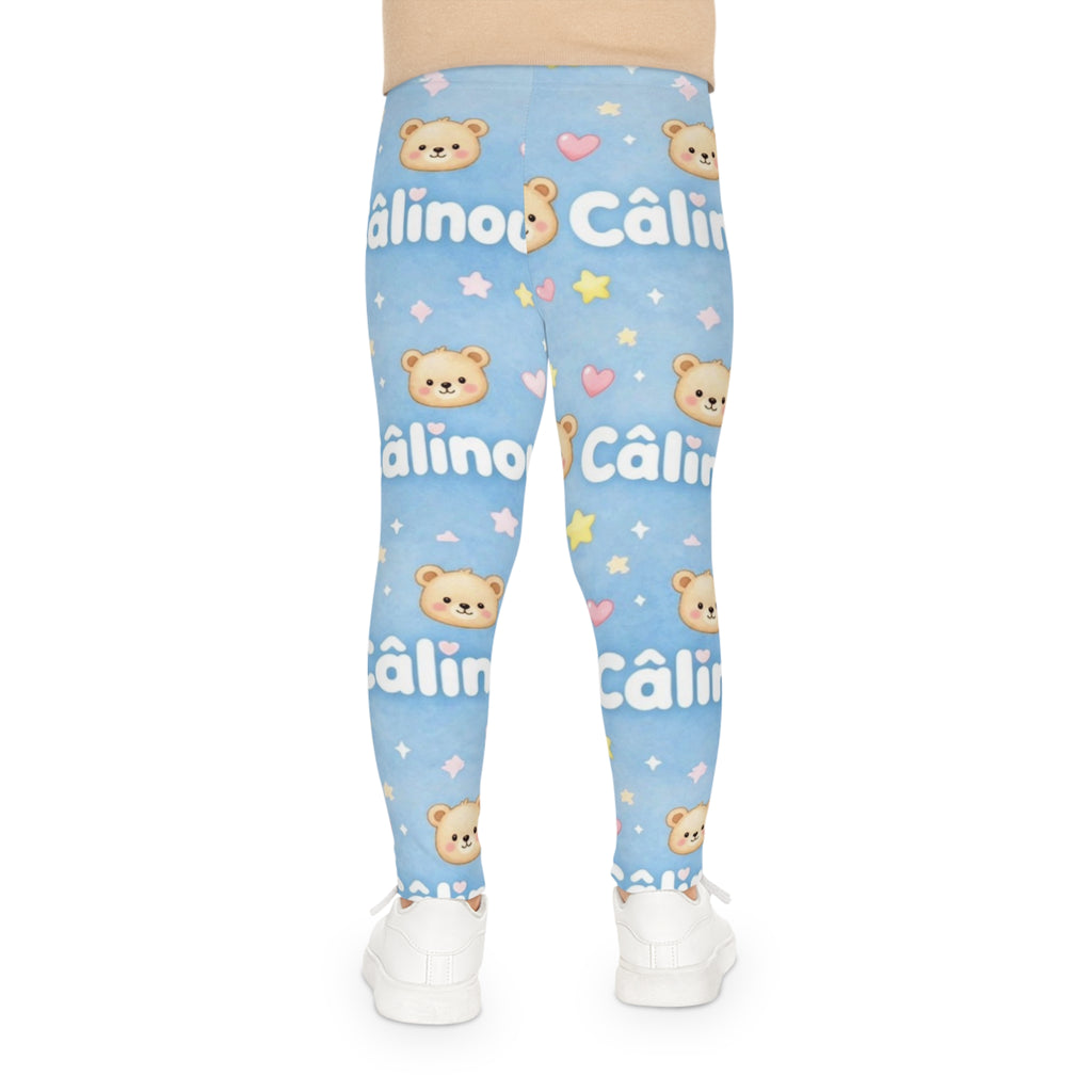 Leggings enfant Câlinou – Motif bleu