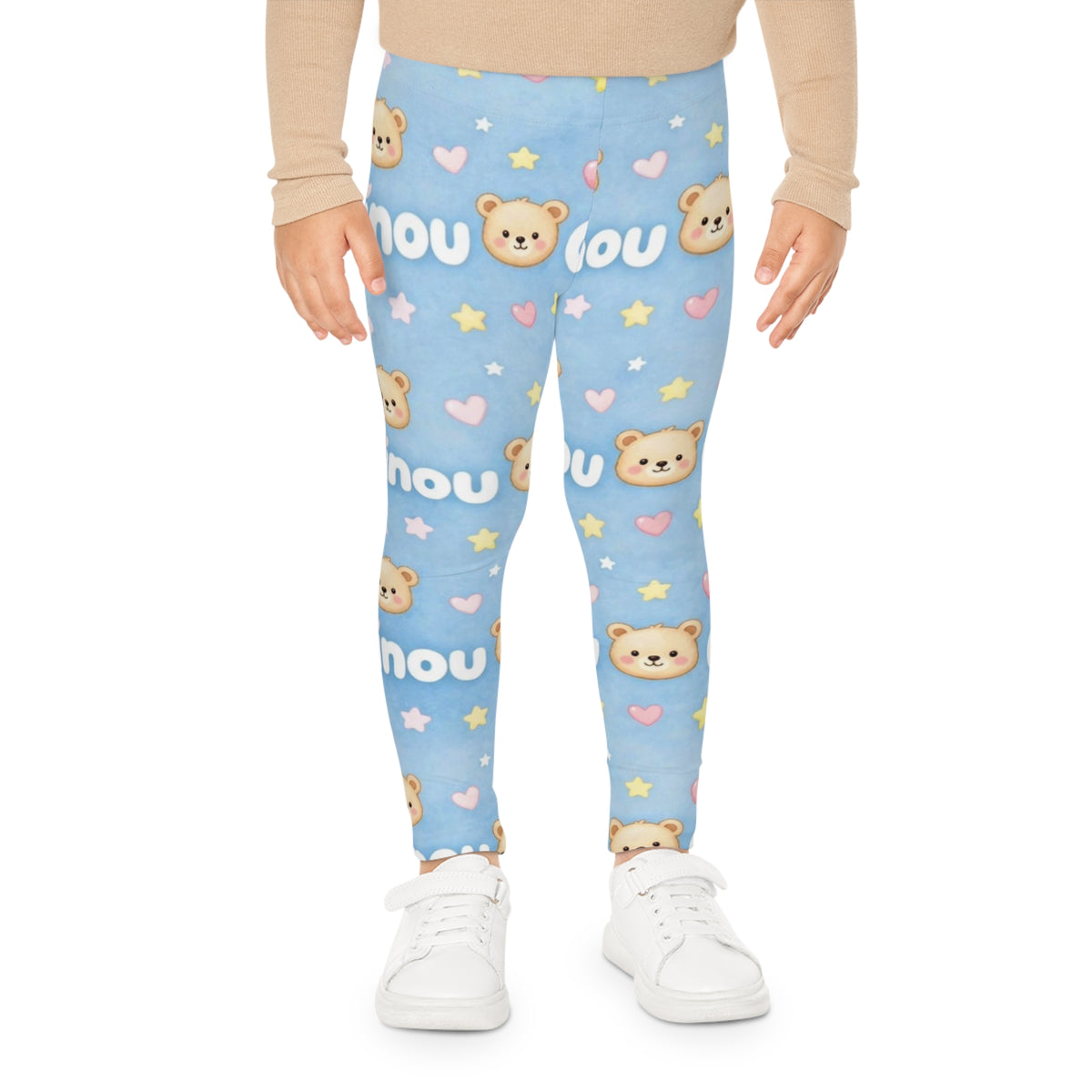 Leggings enfant Câlinou – Motif bleu