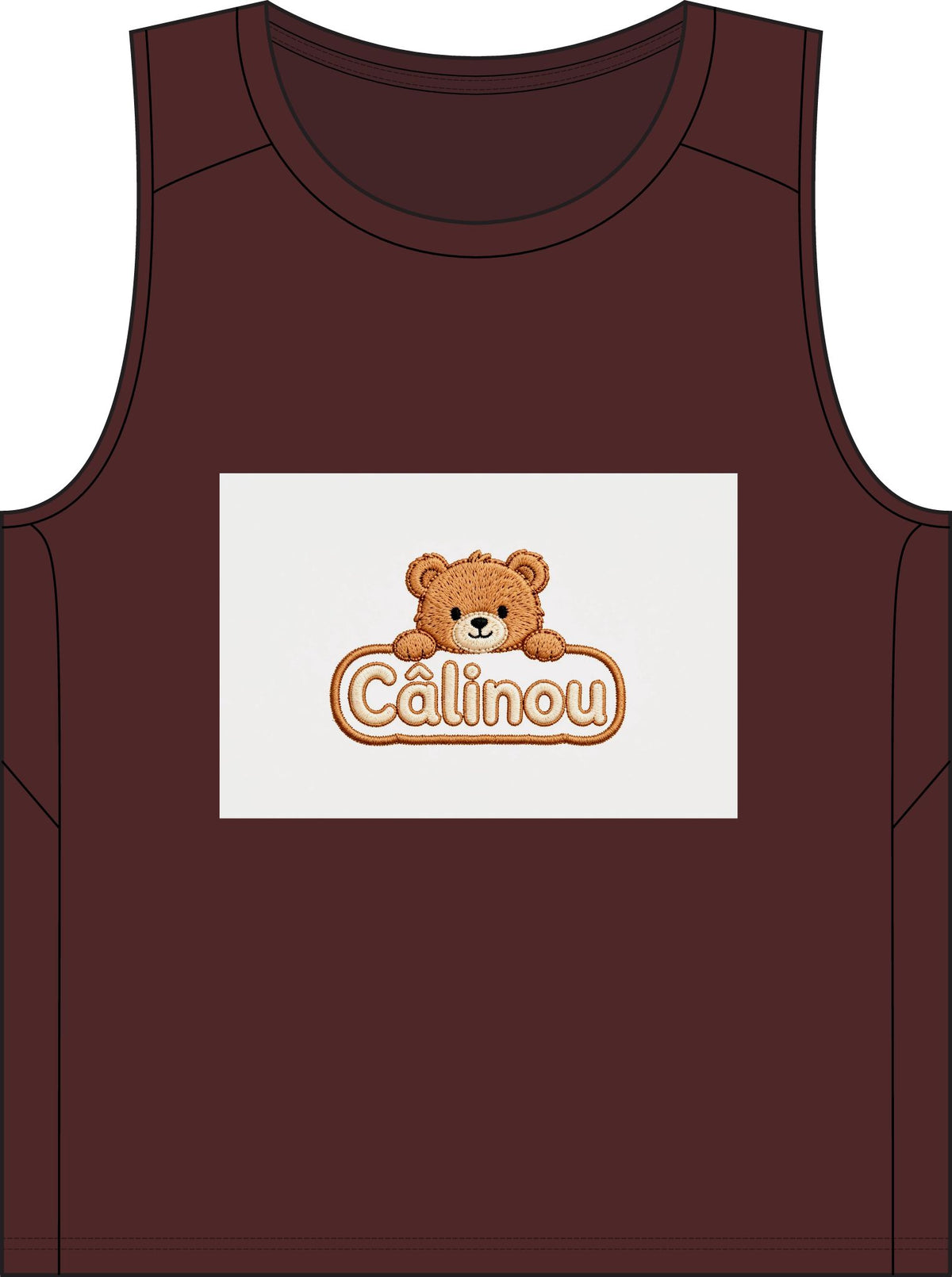Débardeur sport homme Câlinou – Ourson