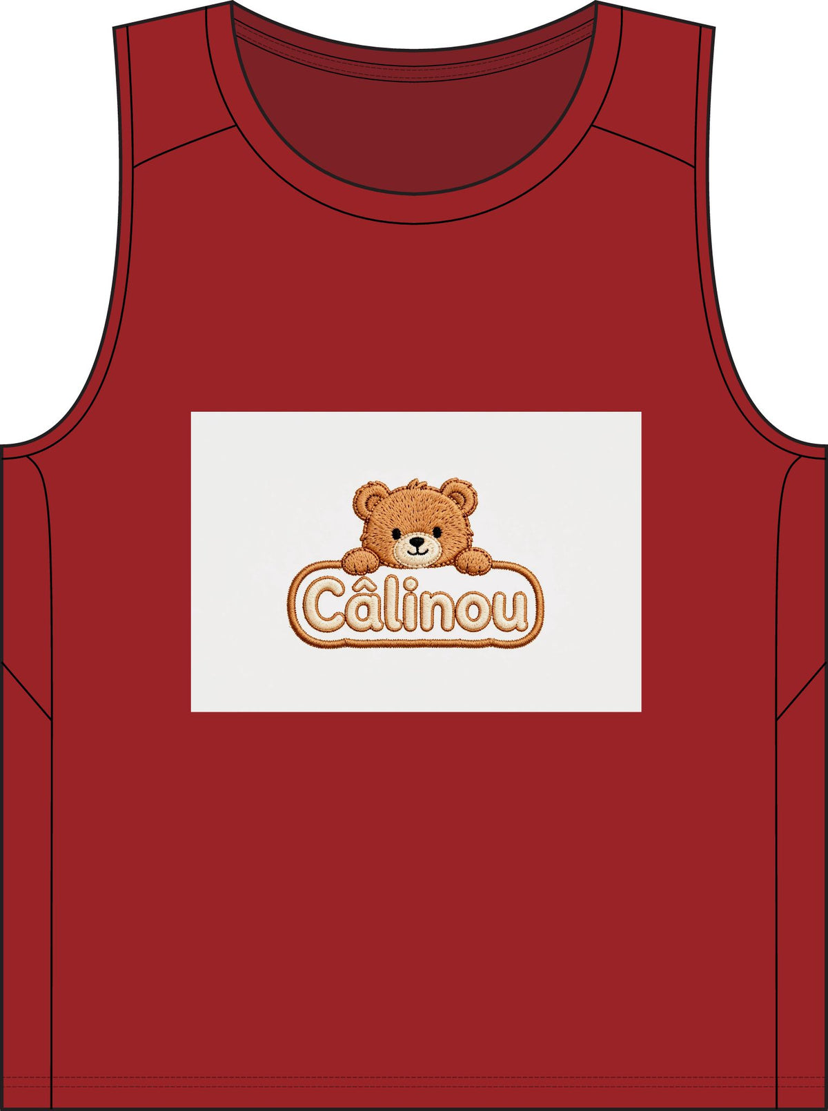 Débardeur sport homme Câlinou – Ourson