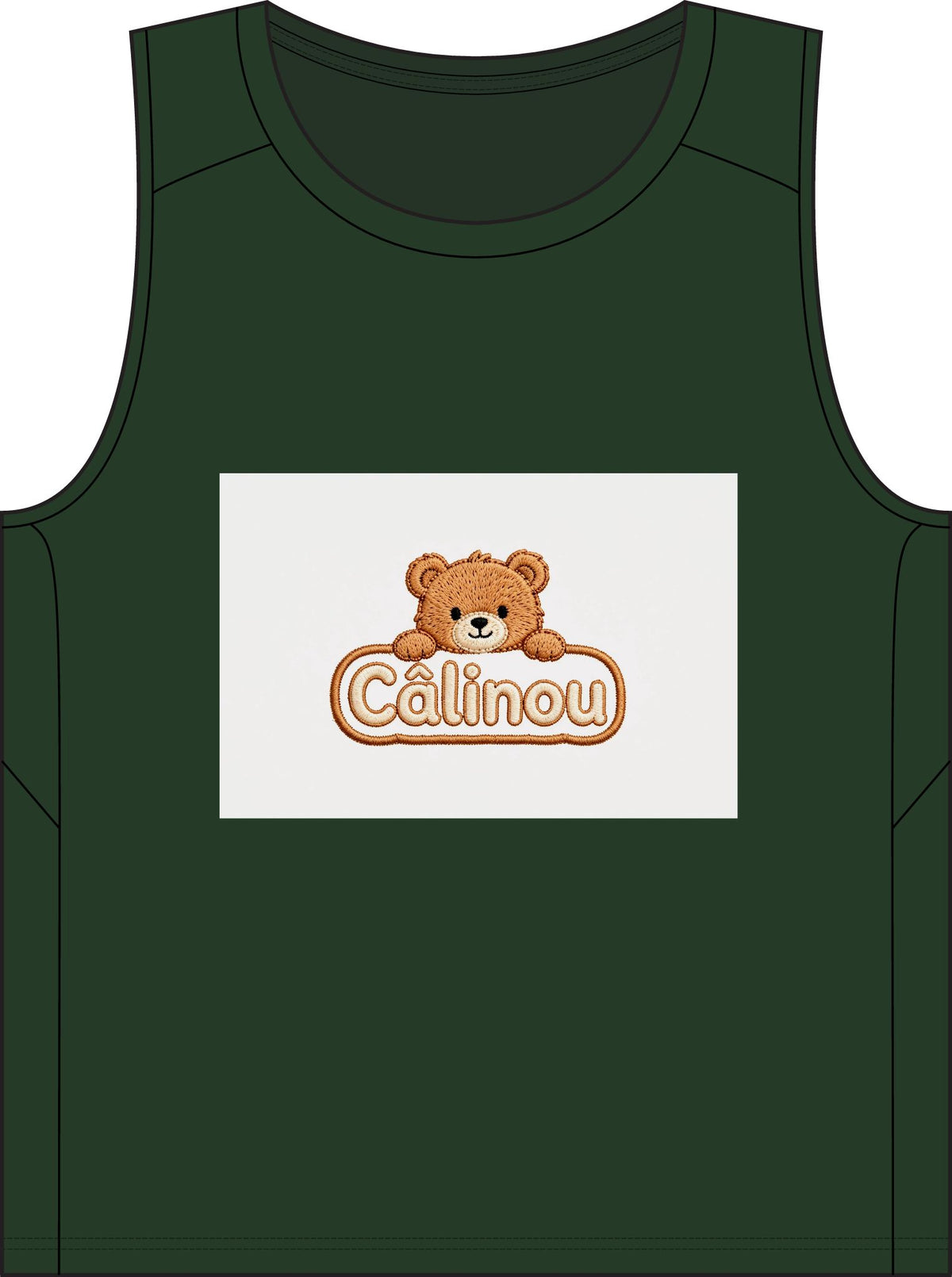 Débardeur sport homme Câlinou – Ourson