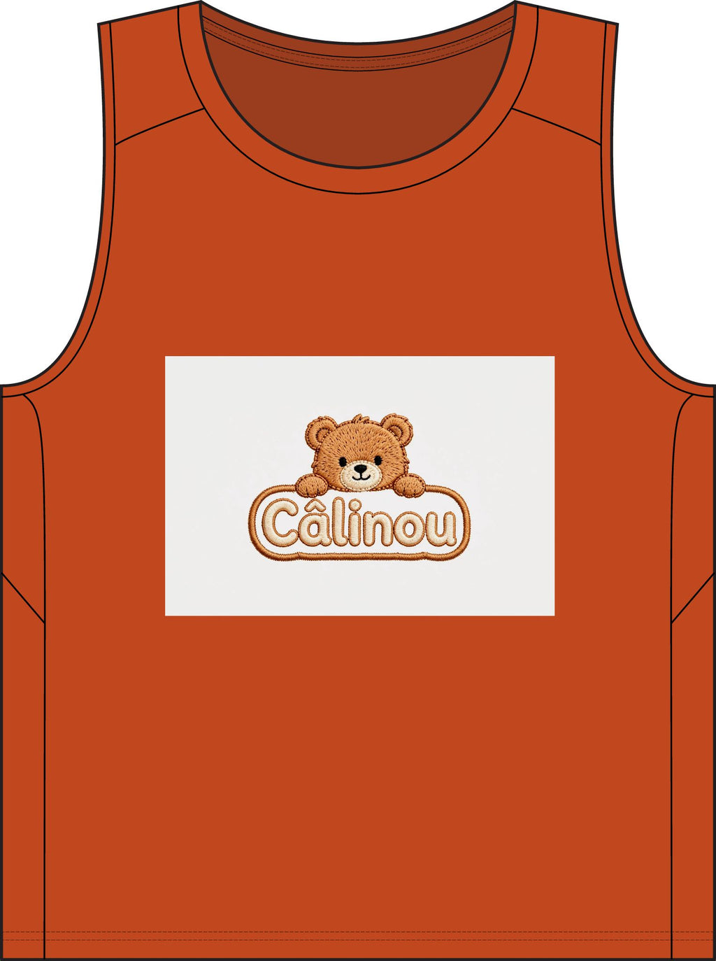 Débardeur sport homme Câlinou – Ourson