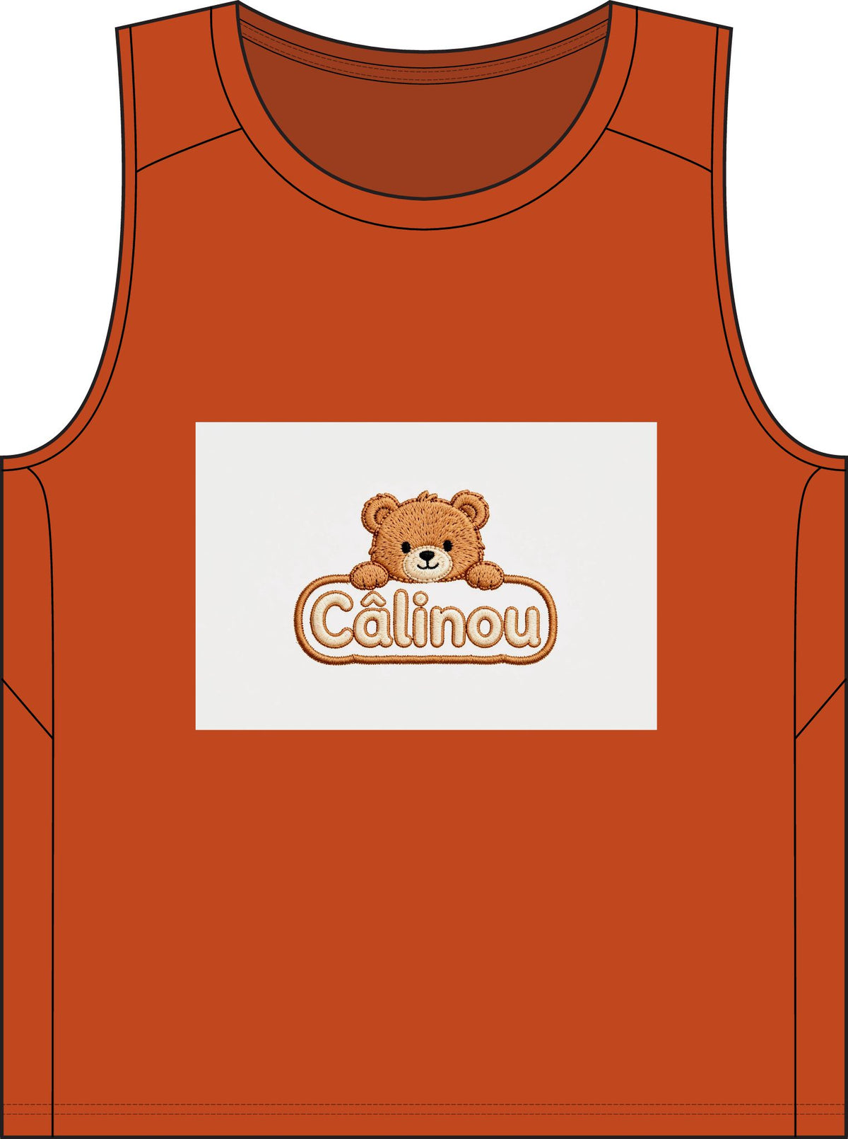 Débardeur sport homme Câlinou – Ourson