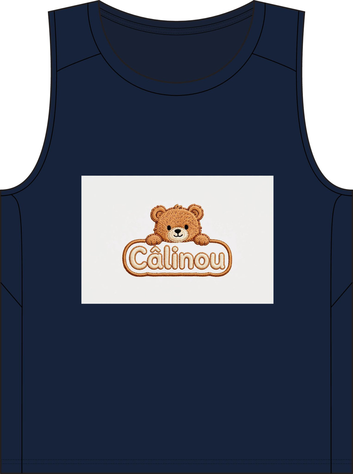 Débardeur sport homme Câlinou – Ourson