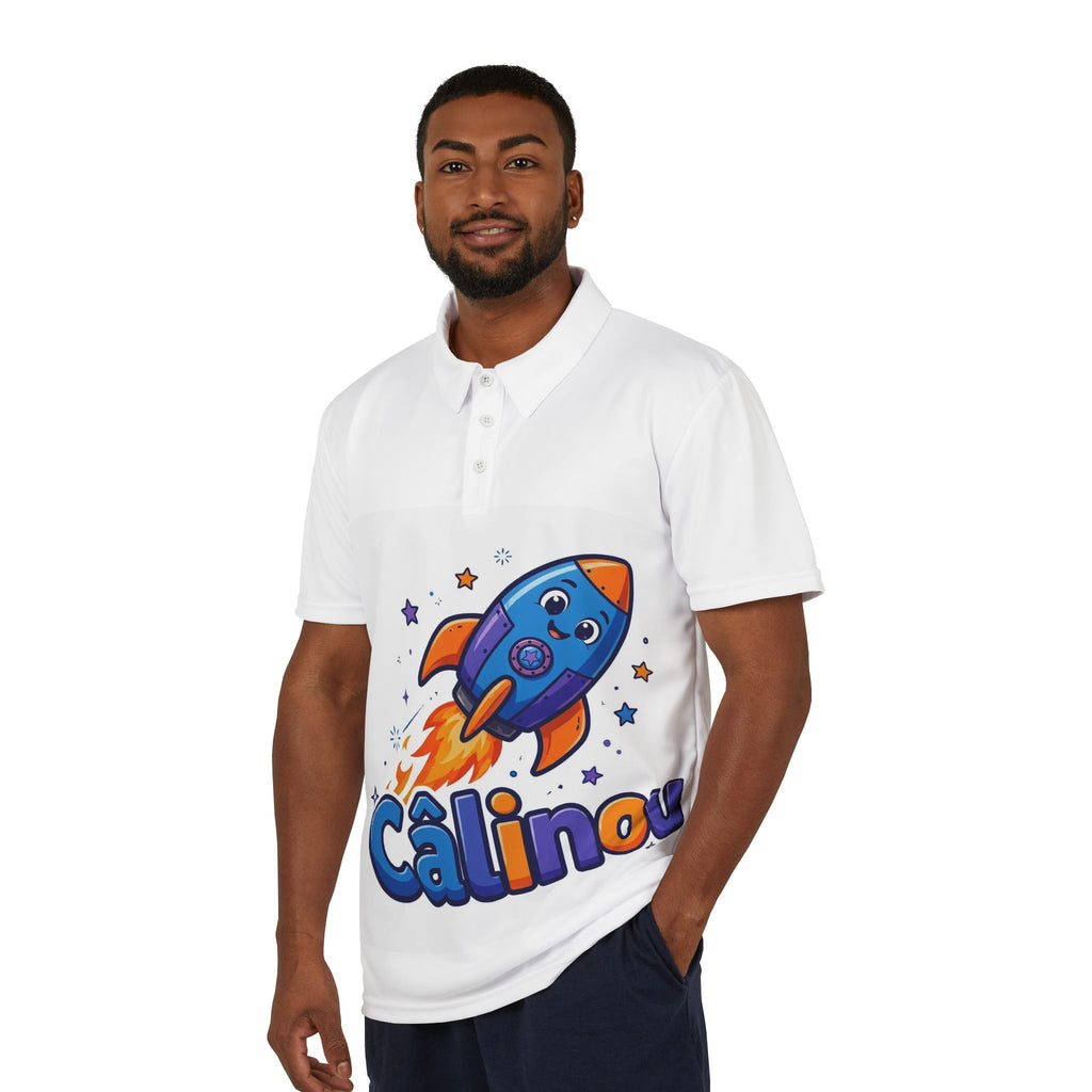 Polo Câlinou unisexe – Fusée