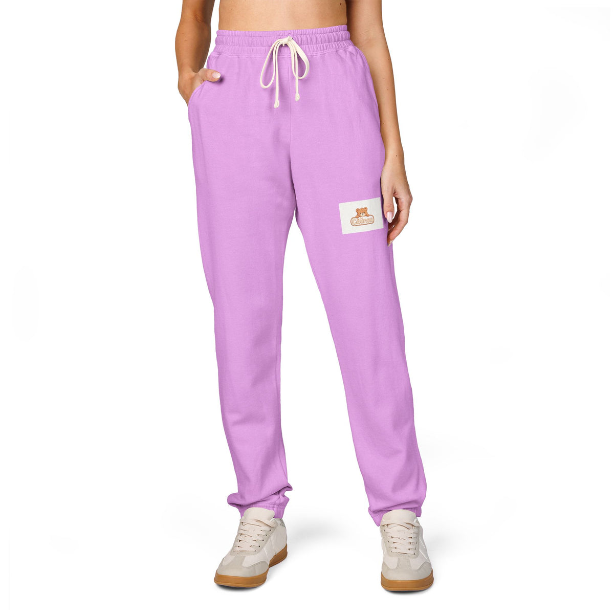 Câlinou fleece jogging pants – Teddy bear