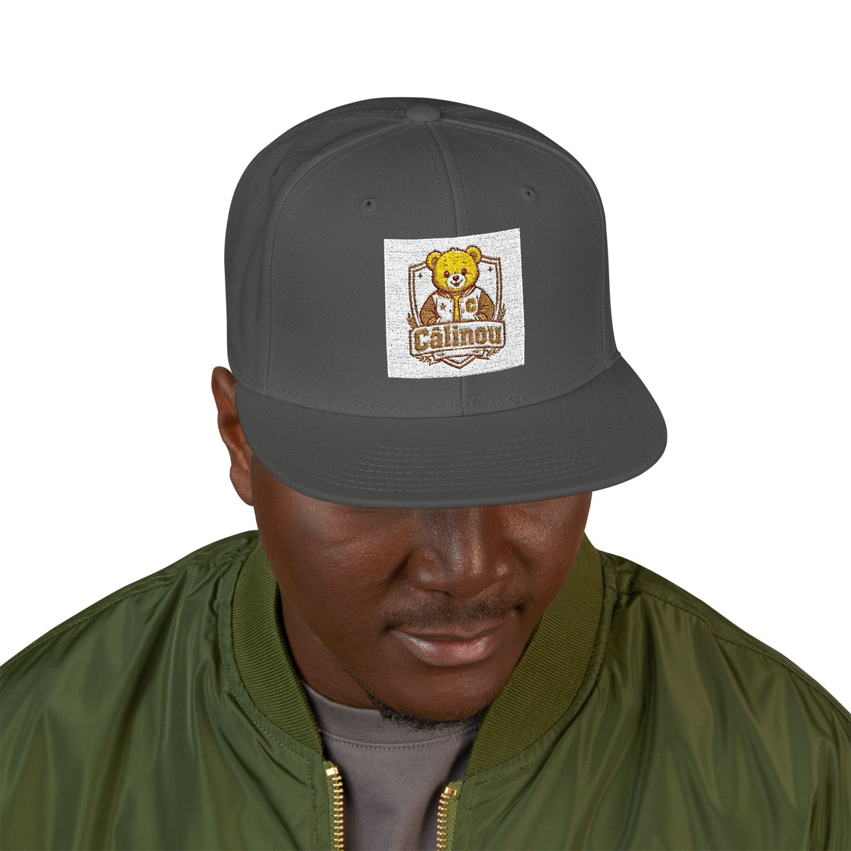 Casquette snapback brodée Câlinou