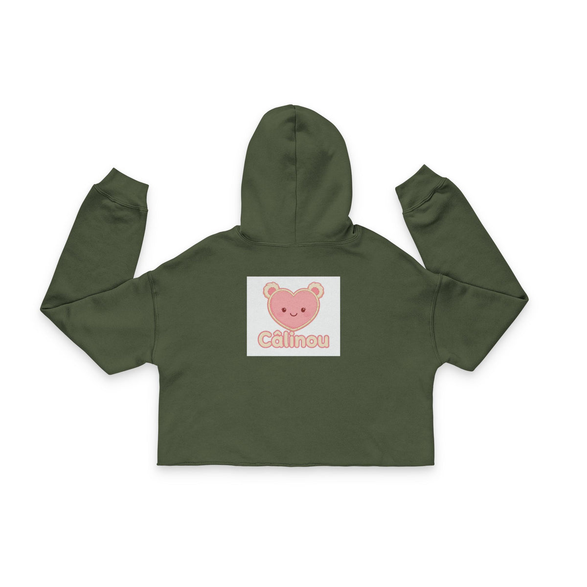 Hoodie court Câlinou- coeur