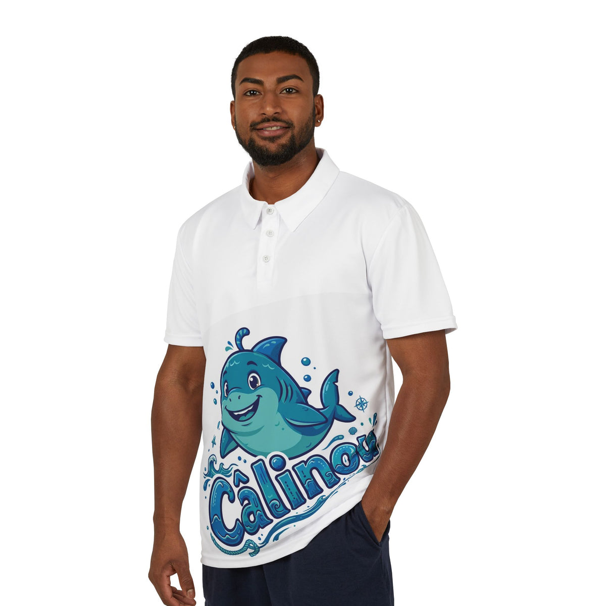 Polo Câlinou unisexe - 🐬