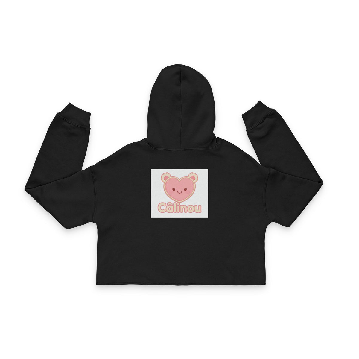 Hoodie court Câlinou- coeur