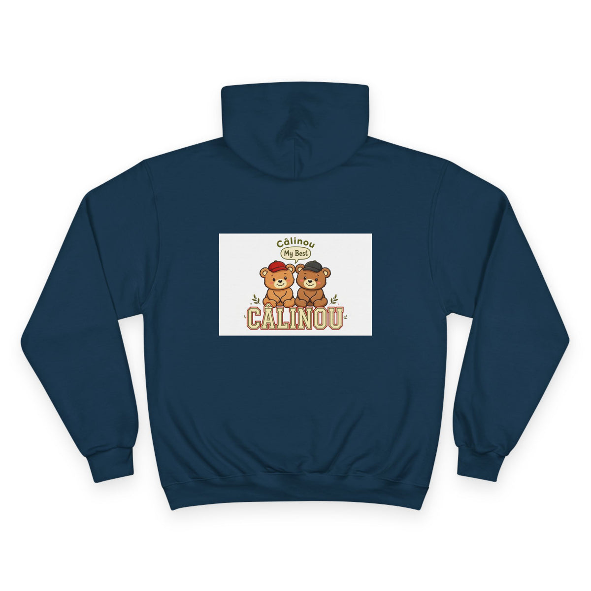 Cuddly Champion Hoodie – Teddy bear duo
