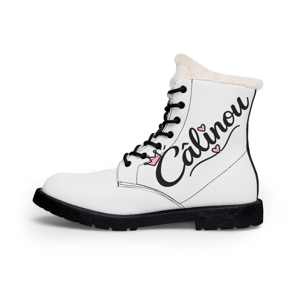 Bottes d'hiver Câlinou – Fourrure blanche