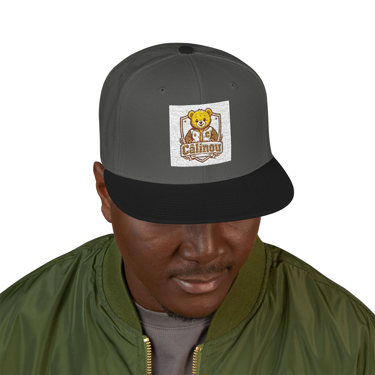 Casquette snapback brodée Câlinou