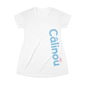 Robe t-shirt Câlinou blanche