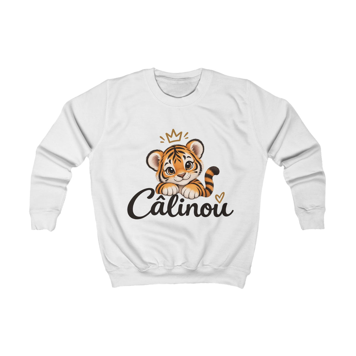 Chandail enfant Câlinou – Petit tigre